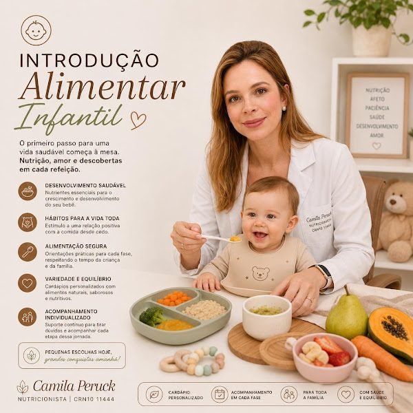 Introdução alimentar infantil com Camila Peruck